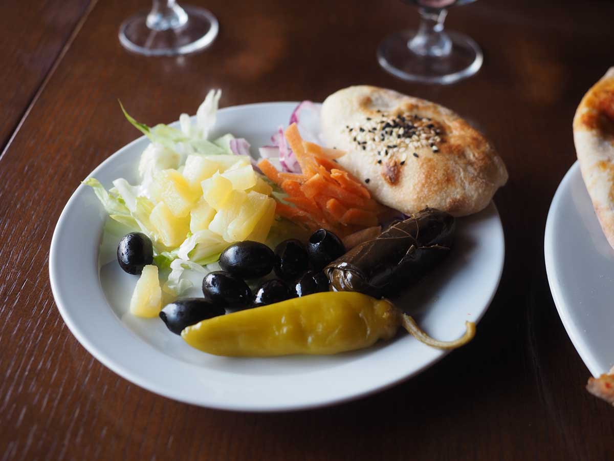Turkish meze as a side dish
