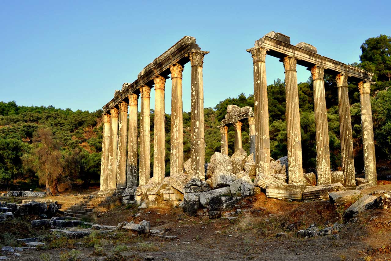 Temple of Zeus at Euromos-Turkey