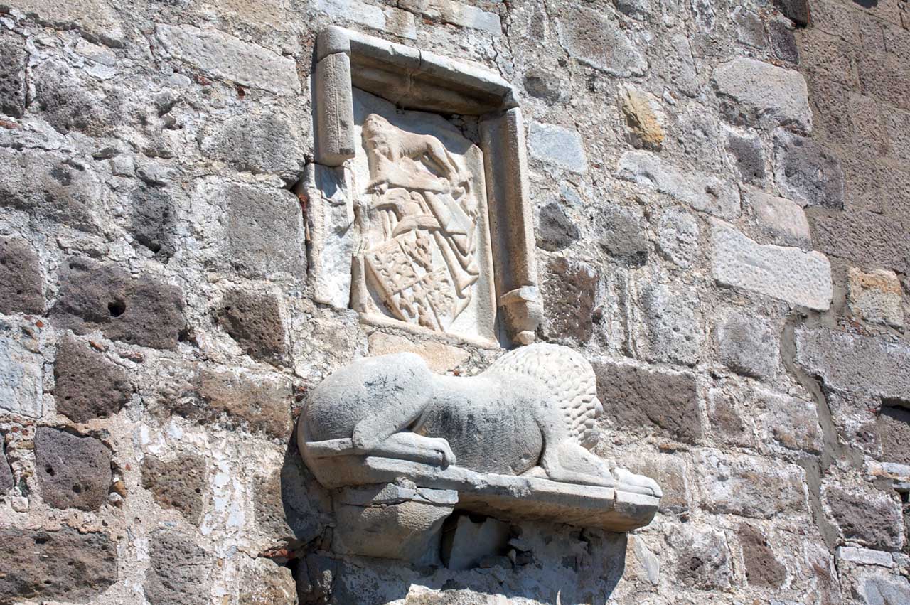 Bodrum Castle stone wall details