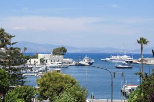 Kos island view from Bodrum